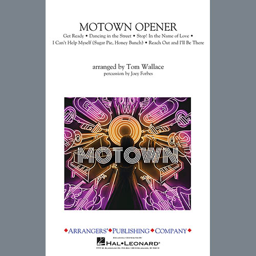 Various Motown Theme Show Opener (arr. Tom Wallace) - Baritone Sax Profile Image