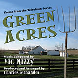 Download or print Vic Mizzy Green Acres Theme Sheet Music Printable PDF 5-page score for Folk / arranged Big Note Piano SKU: 51917