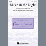 Download or print Victor C. Johnson Music In The Night Sheet Music Printable PDF 7-page score for Concert / arranged SATB Choir SKU: 159983