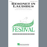 Download or print Victor C. Johnson Resonet In Laudibus Sheet Music Printable PDF 11-page score for Latin / arranged 3-Part Mixed Choir SKU: 174253