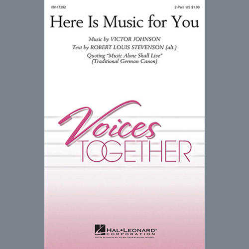 Victor C. Johnson Download Printable PDF Score Easily Download Victor C. Johnson Printable PDF piano music notes, guitar tabs for 2-Part Choir. Transpose or transcribe this score in no time - Learn how to play song progression.