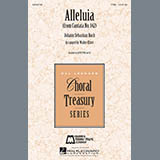 Download or print Johann Sebastian Bach Alleluia (from Cantata 142) (arr. Walter Ehret) Sheet Music Printable PDF 1-page score for Concert / arranged TTBB Choir SKU: 85233