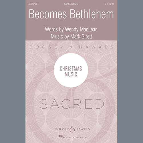 Wendy MacLean and Mark Sirett Download Printable PDF Score Easily Download Wendy MacLean and Mark Sirett Printable PDF piano music notes, guitar tabs for SATB Choir. Transpose or transcribe this score in no time - Learn how to play song progression.