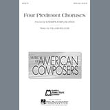 Download or print William Bolcom Four Piedmont Choruses Sheet Music Printable PDF 44-page score for Contemporary / arranged SATB Choir SKU: 159187