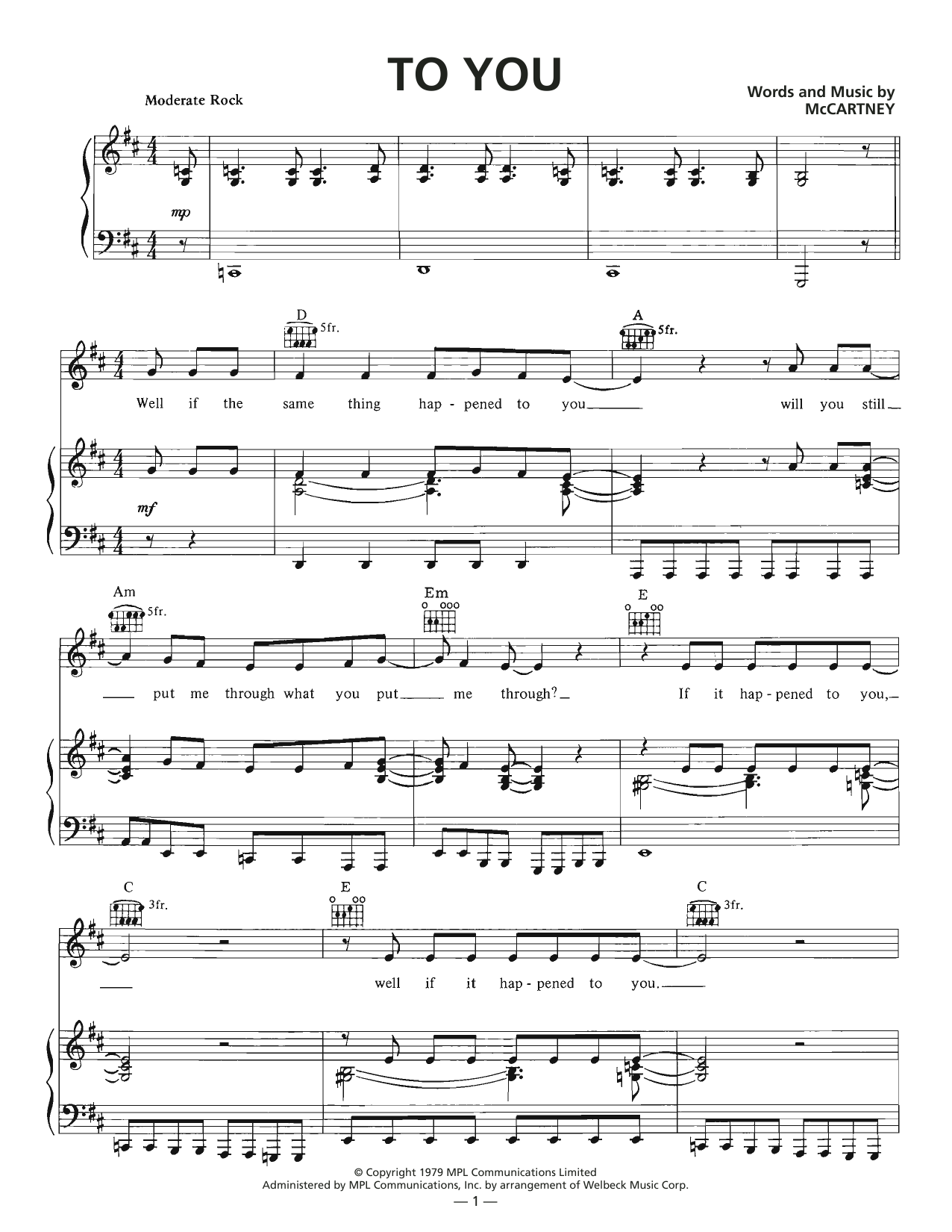 Wings To You sheet music notes and chords. Download Printable PDF.