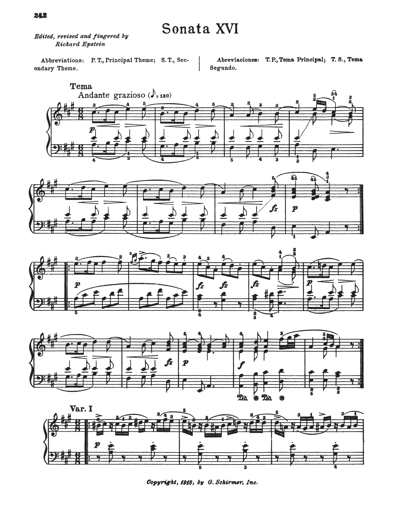 Sonata In A Major, K. 331 Sheet Music by Wolfgang Amadeus Mozart ...