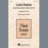 Download or print Wolfgang Amadeus Mozart Laudate Dominum (from Vesperae solennes de confessore, K. 339) (arr. John Leavitt) Sheet Music Printable PDF 10-page score for Classical / arranged SATB Choir SKU: 453955