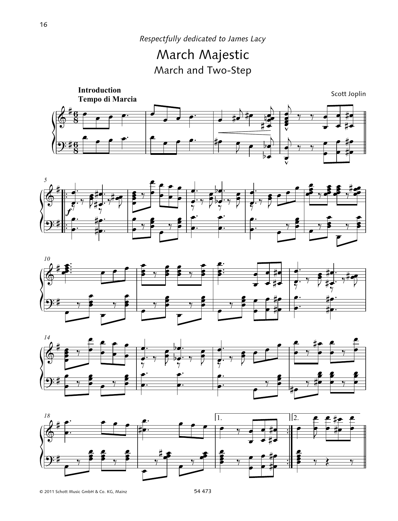 Wolfgang Birtel March Majestic sheet music notes and chords. Download Printable PDF.