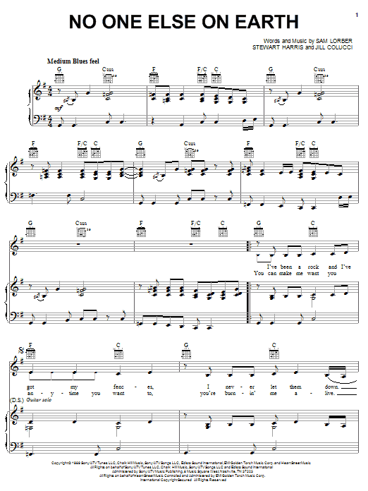 Wynonna Judd No One Else On Earth Sheet Music Pdf Notes Chords Pop Score Piano Vocal Guitar Right Hand Melody Download Printable Sku 52616