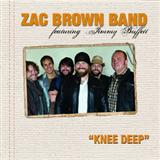 Download or print Zac Brown Band featuring Jimmy Buffett Knee Deep Sheet Music Printable PDF 4-page score for Pop / arranged Guitar Chords/Lyrics SKU: 162857