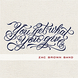Download or print Zac Brown Band Let It Go Sheet Music Printable PDF 3-page score for Pop / arranged Guitar Chords/Lyrics SKU: 162863