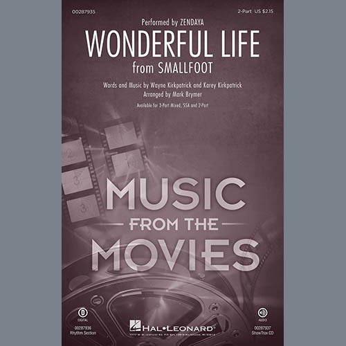 Wonderful Life (from Smallfoot) (arr. Mark Brymer) cover image